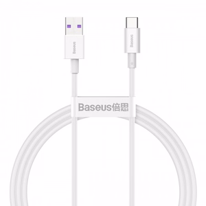USB kaabel Baseus Superior valge Type-C 100cm (kuni 66W / 6A)