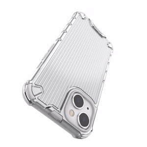 Ombre Protect Ümbris jaoks iPhone 14 Plus armored cover roosa and sinine