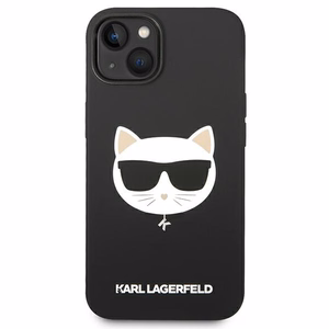 Karl Lagerfeld KLHMP14MSLCHBK iPhone 14 Plus 6.7 "hardcase must / must Silicone Choupette Head Magsafe