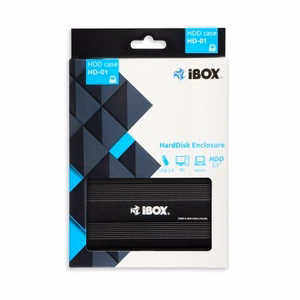 iBox HD-01 HDD korpus must 2.5"
