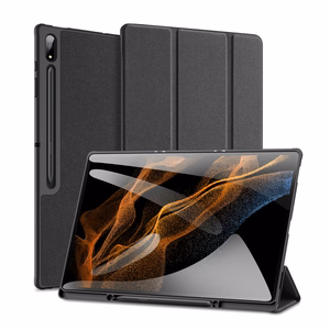 DUX DUCIS ümbris DOMO foldable with pencil storage jaoks SAMSUNG Tab S10 Ultra/S9 Ultra/S8 Ultra must must