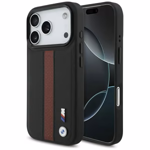 BMW M Perforated Stripe Logo MagSafe Ümbris jaoks iPhone 17 Pro - Punane