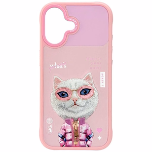 Nimmy Cool&Cute 2.0 Cat Ümbris jaoks iPhone 17 - Roosa
