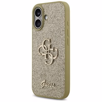Guess Fixed Glitter Big 4G ümbris jaoks iPhone 17 - kuldne