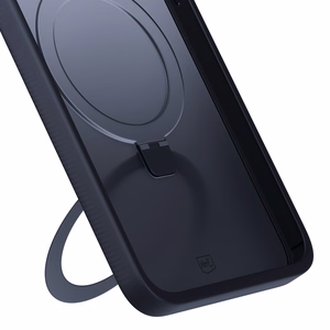 3mk Smoke Ümbris Mag&Stand jaoks Apple iPhone 16 pro max - must
