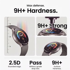 Tech-Protect Easy Set+ 2-Pack Tempered Glass for Samsung Galaxy Watch Ultra 44mm
