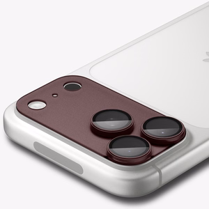 Spigen Optik Pro XL GLAS.TR EZ FIT karastatud klaas mudelile iPhone 18 Pro Max, tumeda kirsipunase värviga
