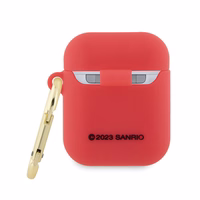 Hello Kitty Silicone 3D Kitty Head ümbris jaoks AirPods 1/2 - fuchsia