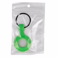 Silikoon key ring jaoks Airtag roheline