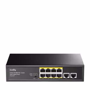 Cudy FS1010P network switch Fast Ethernet (10/100) Power over Ethernet (PoE) must