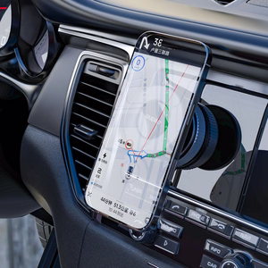 Dudao F24PRO MagSafe Compatible Car Hoidja with Suction Cup jaoks Windshield or Dashboard - must