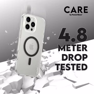 CARE by PanzerGlass Flagship Ümbris iPhone 16 Pro Max 6.9" must/must MagSafe 1348