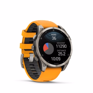 Nutikell Garmin Fenix 8 Sapphire oranž