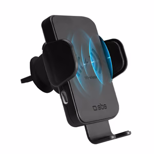 SBS TESUPWIR15WAUT smartphone hoidja koos wireless laadija jaoks air vent - must