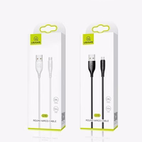 USAMS Kaabel U18 microUSB 2A Fast Charge 1m valge SJ268USB02 (US-SJ268)