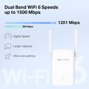 Mercusys ME60X juhtmevaba Wi-Fi võimendi 1500Mbps