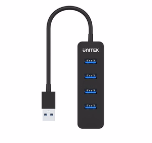 UNITEK H1117A aktiivne USB-A jaotur 4x USB-A 3.1, 10W
