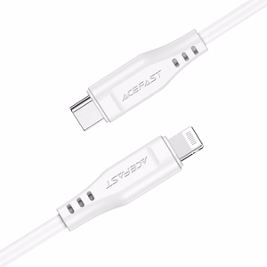 Acefast C3-01 Lightning - USB-C PD кабель 30W 3A 480Mb/s 1.2m - белый