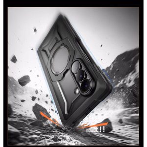 Supcase UB Grip Mag MagSafe ümbriste komplekt, 2 tk, Samsung Galaxy Z Fold 8 jaoks, must