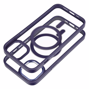Чехол для iPhone 13 Color Edge Mag Cover совместимый с MagSafe фиолетовый