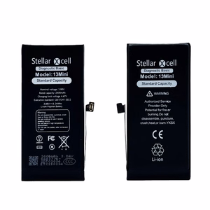 StellarXcell Diagnostic aku Apple iPhone 13 mini jaoks, 2410 mAh (standardne mahutavus + kvaliteetne BMS-i koopia)