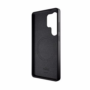 Puro Icon Mag Silicone Ümbris with MagSafe jaoks Samsung Galaxy S25 Ultra - must