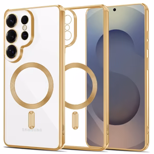 Tech-Protect MagFlex Ümbris for Samsung Galaxy S26 Ultra - läbipaistev kuldne