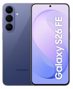 Samsung Galaxy S26 FE nutitelefon, 17 cm (6,7 tolli), Dual SIM, Android 17, 5G, USB Type-C, 128 GB, 4900 mAh, Blueberry