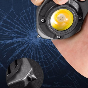 Mini flashlight LED keychain W5143 Type C with 2 screwdriver bits orange