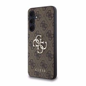 Guess 4G Big Metal Logo ümbris jaoks Samsung Galaxy A35 - brown