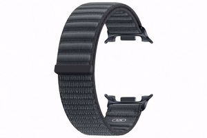 Samsung SVL32SK Fabric Band (S/M) kangast rihm Galaxy Watch9 ja Galaxy Watch8 kelladele, must
