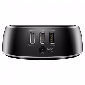 Juhtmevaba laadija Baseus Star 2in1 must 10W (kiirlaadija) + 3 USB-porti