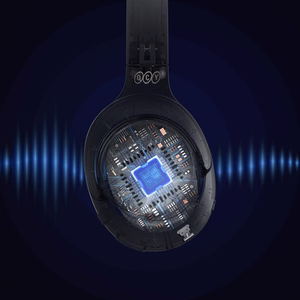 QCY H3 kõrvapealsed kõrvaklapid ANC ja Bluetooth 5.4 - must