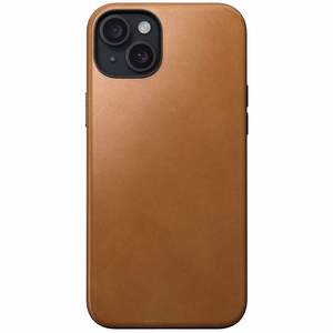 Nomad Modern Leather ümbris jaoks iPhone 15 Plus 6,7" english tan