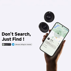 Lifemate LifeTag HD-P16-3 GPS- ja Bluetooth-jälgija Androidile, must