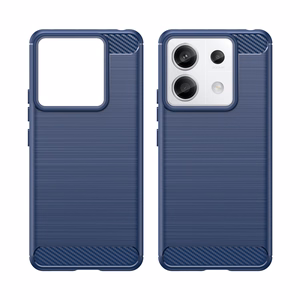 Carbon Ümbris jaoks Xiaomi Redmi Note 13 Pro - sinine