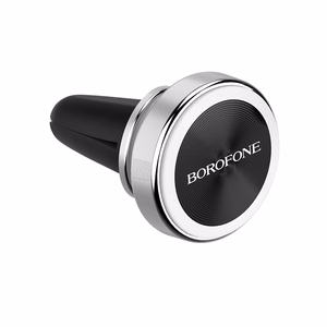 Car phone hoidja Borofone BH6, jaoks using on ventilation grille, magnetic fixing, must