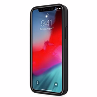 Guess Saffiano Vintage Script ümbris iPhone 12 Pro Max 6.7" jaoks - must