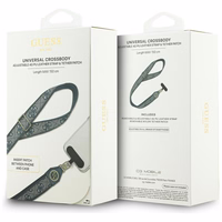 GUESS universal strap GUUCNP4DGMB (4G PU Strap Tether Patch Strass Metal Logo) sinine