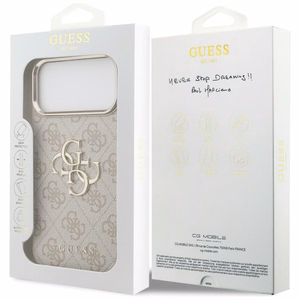GUESS GUE005593 (PU W/ Big 4G Classic Logo) kaitseümbris seadmele iPhone 18 Pro Max / 17 Pro Max, värv: roosakuldne