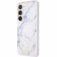 Guess GUHCS23MPCUMAH S23+ S916 valge/valge hardcase Marble