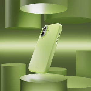 Pure Icon Mag Pro Liquid Silicone Ümbris jaoks iPhone 17, MagSafe Compatible, with Camera Protection and Aluminum Buttons - Roheline