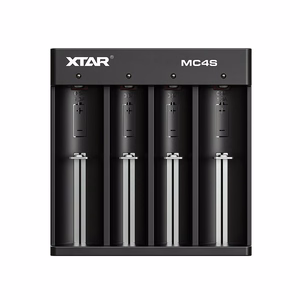 Xtar MC4S silindriliste 18650 liitiumioon- ja NiMH-akude laadija