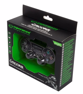 Esperanza EGG107K mängukontroller Gamepad PC, Playstation 3 analoog / digitaal USB 2.0 must
