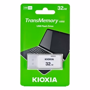 Kioxia TransMemory U202 USB mälupulk 32 GB USB Type-A 2.0 valge