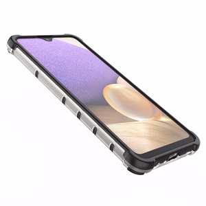 Samsung Galaxy A03s (166.5) musta Honeycomb korpus soomustatud kate geelraamiga Samsung Galaxy A03s (166.5)