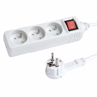 Hama Standard 3-socket power strip 1.5m - valge