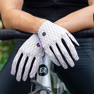 Rockbros MTB cycling gloves size: L - white and black