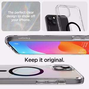 Spigen Ultra Hybrid Mag Ümbris with MagSafe jaoks iPhone 15 Plus - must