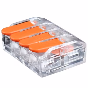 Splicing Connector koos Lever, 4x 0.5-6.0mm², 41A, 450V, 20pcs